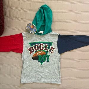 Bugle Boy Kids Colorblock Hooded Shirt